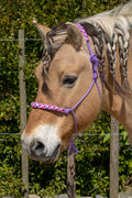 Touwhalster paars met country girl neus en oorband