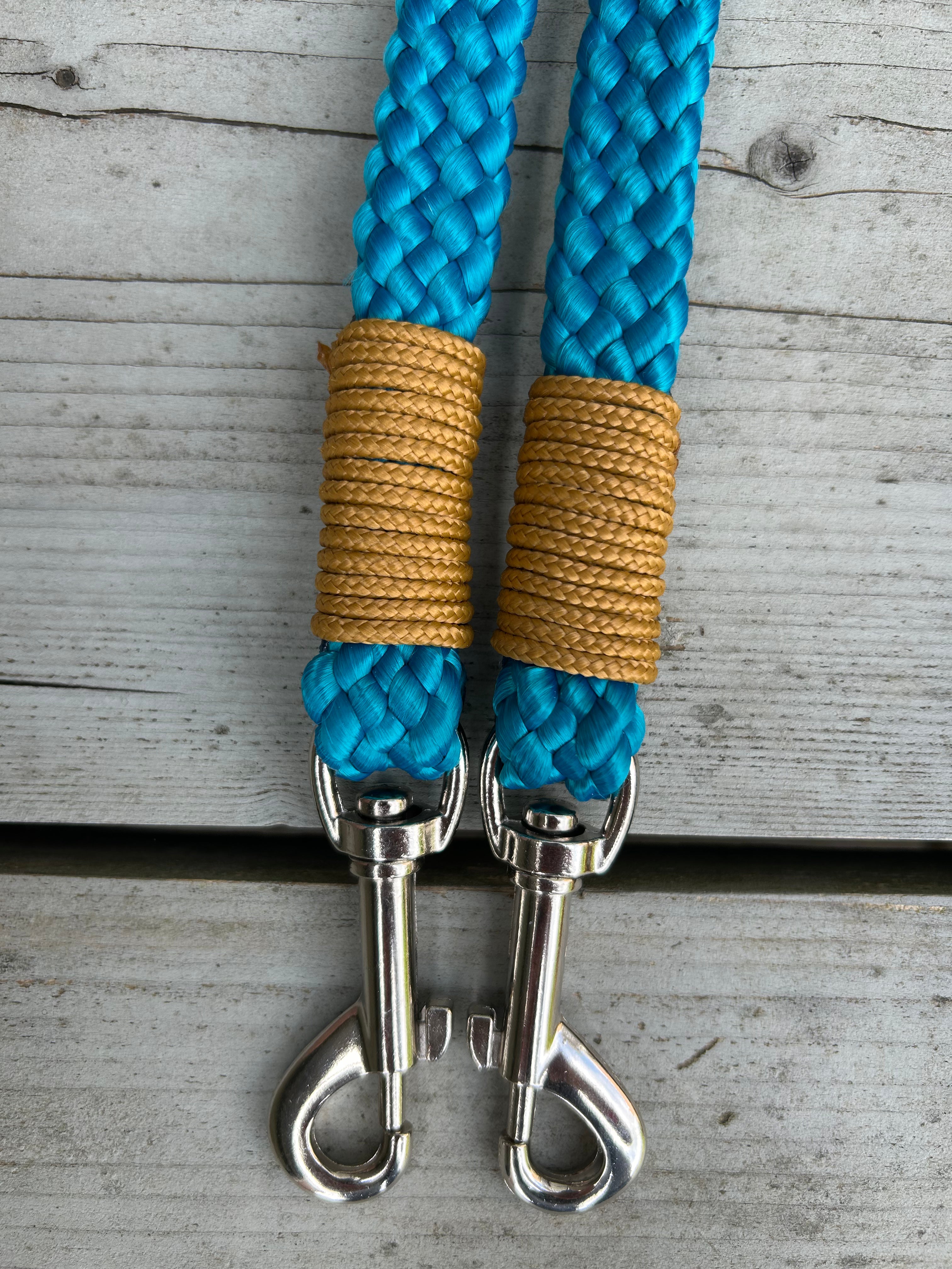 Touwhalster set aqua foffee