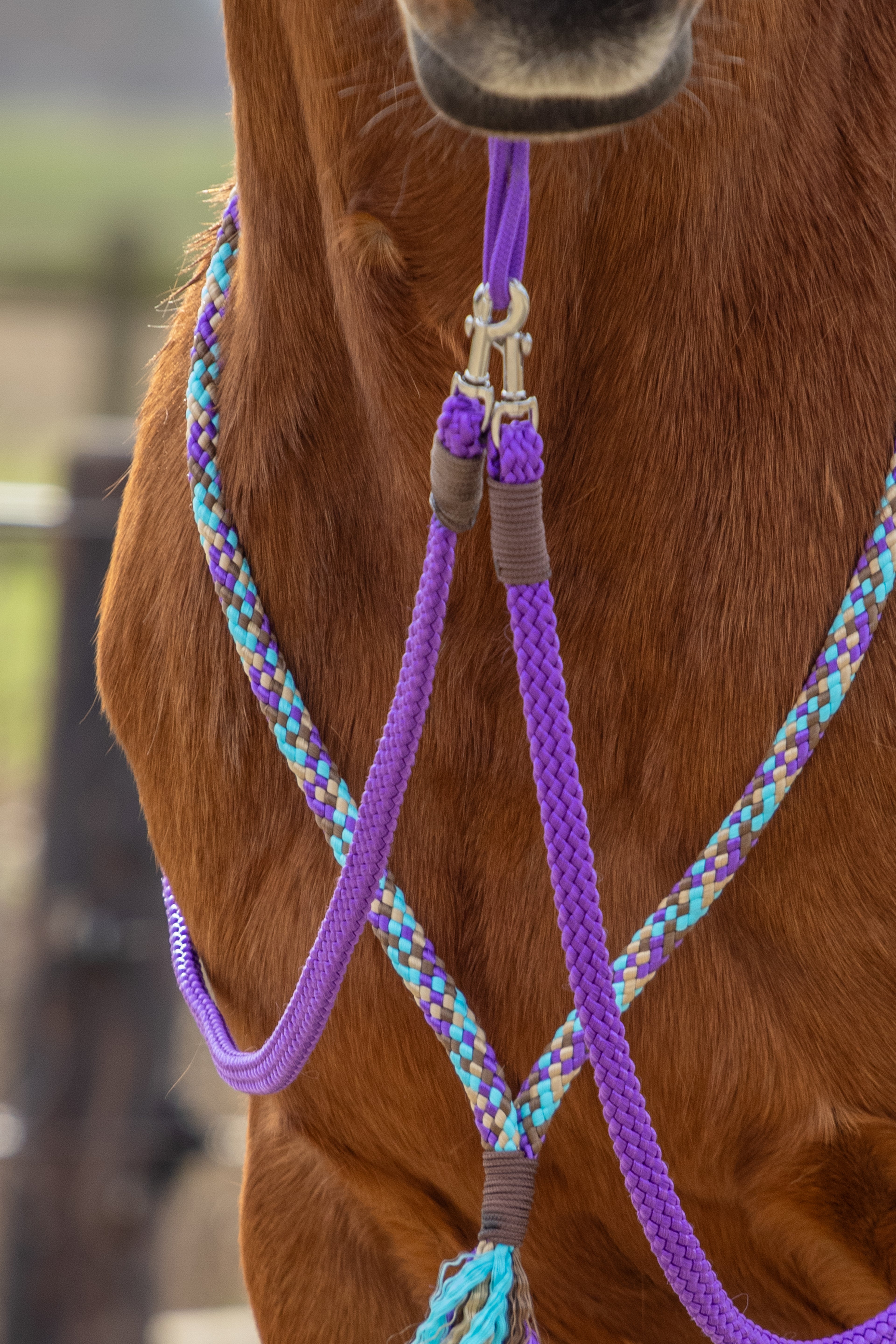 Touwhalster set lavender twist
